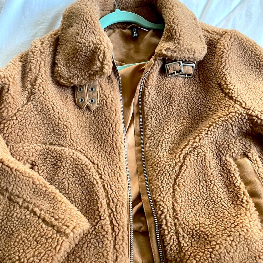 Tan teddy jacket
